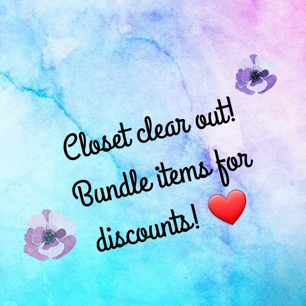 Steep discounts on bundled items!!!!